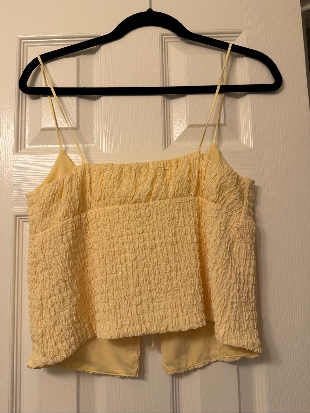Zara Ruffled Textured Crop Top - Picture 4 of 8